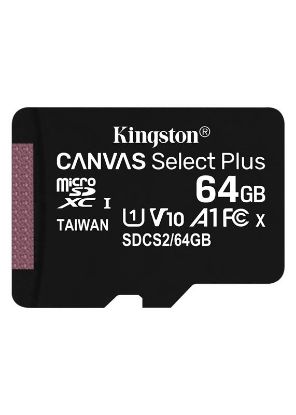  Зображення Карта пам'яті Kingston microSD   64GB C10 UHS-I R100MB/s 